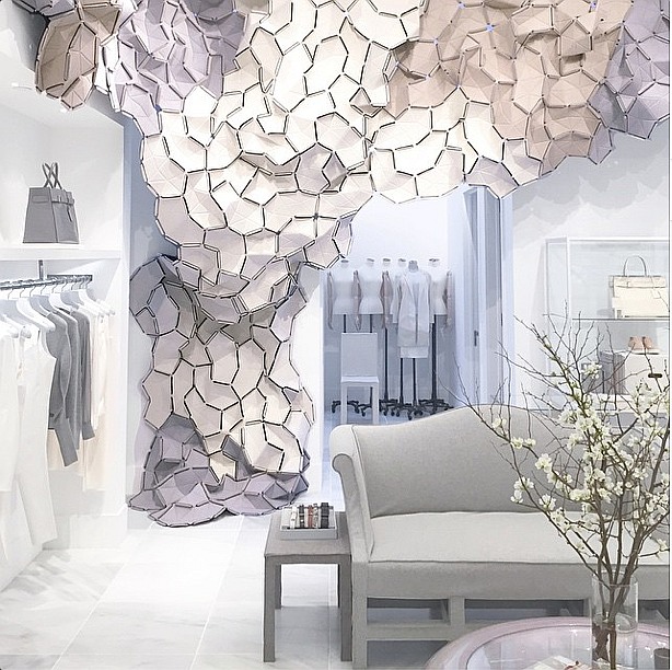 “Clouds” by the French design duo Ronan & Erwan Bouroullec at Reed Krakoff’s new SoHo store.